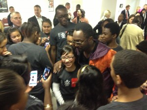 Will.i.am with Sadia