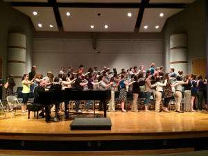 Singing with the Houghton College Choir